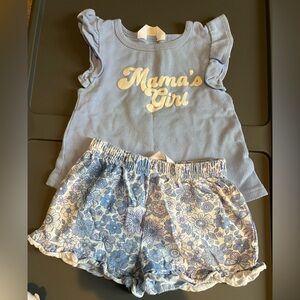 Toddler girl matching set